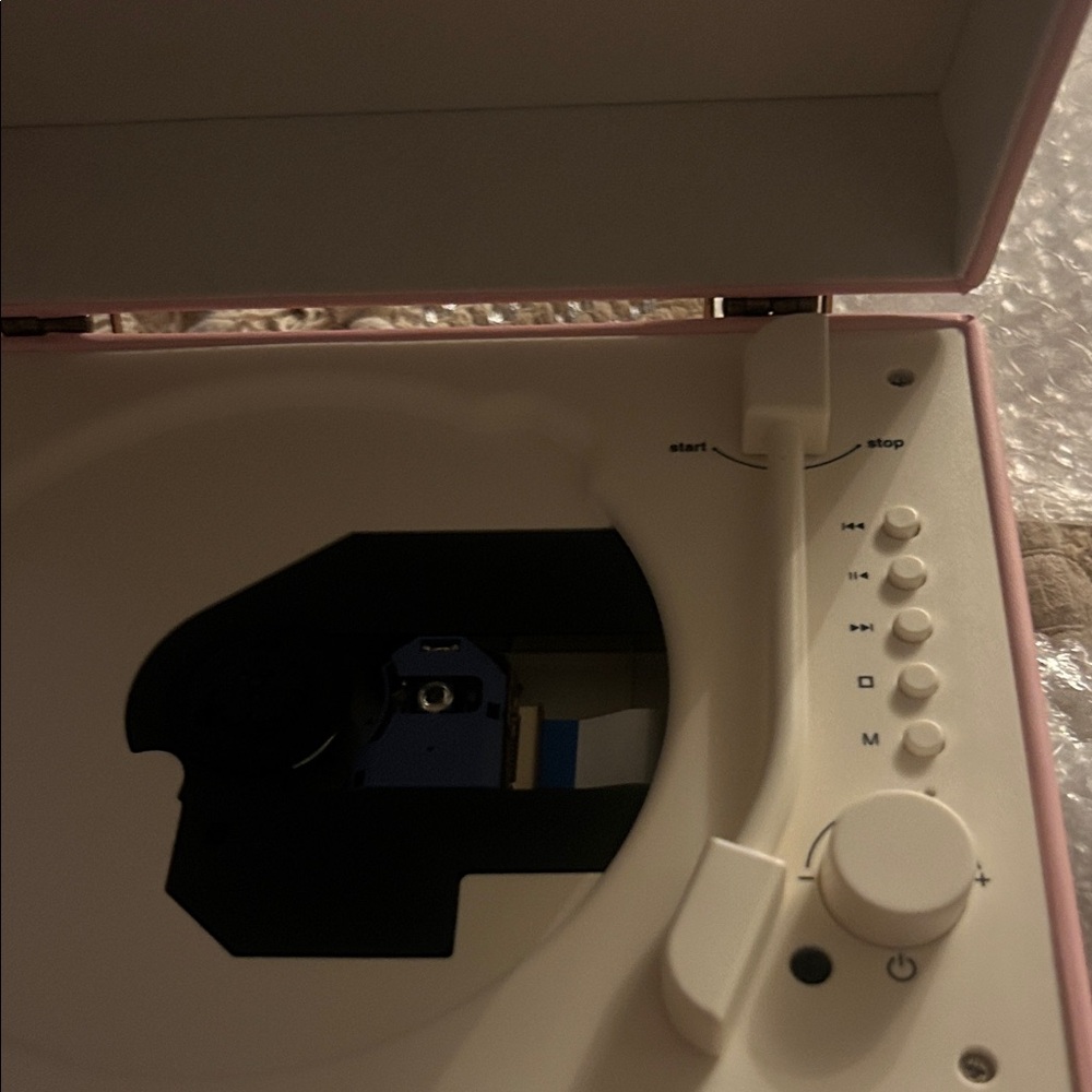 Pink is Time Music Box CD Player with Speakers; Bluetooth Transmitter - Picture 12 of 12